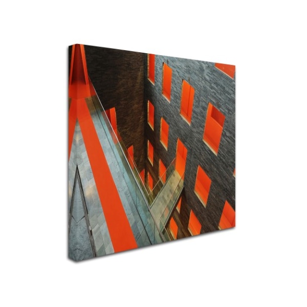 Huib Limberg 'The Orange Carpet' Canvas Art,24x24